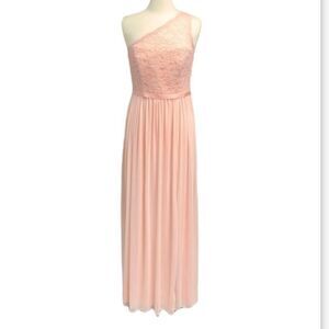 David’s Bridal Bellini One Shoulder Long Dress